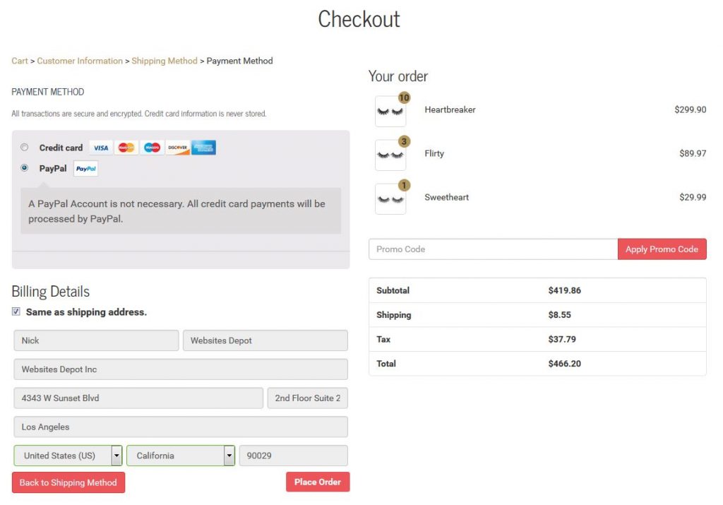 woocommerce shopify checkout