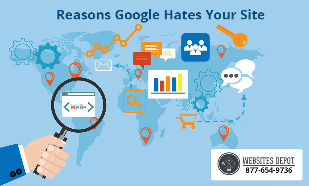 Reasons Google Hates Your Site   Digital Marketing Firm   Website Depot