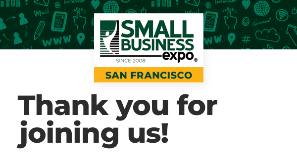 small business expo san francisco thank you