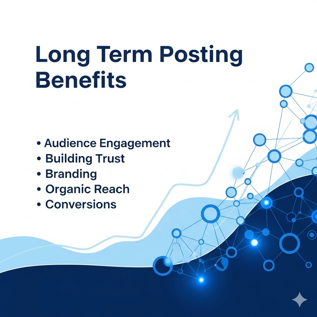 Long term benefits of consistent social media marketing
